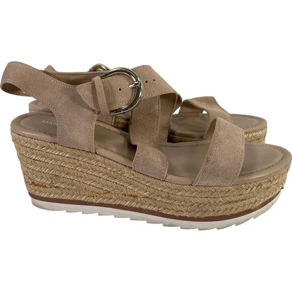Heel Sandals Zain Espadrille Wedge Sandal Marc Fisher Women's